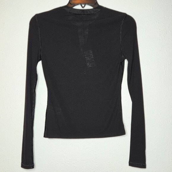 NWT Veronica Beard Women's Drexler Top - Black - Picture 2 of 6